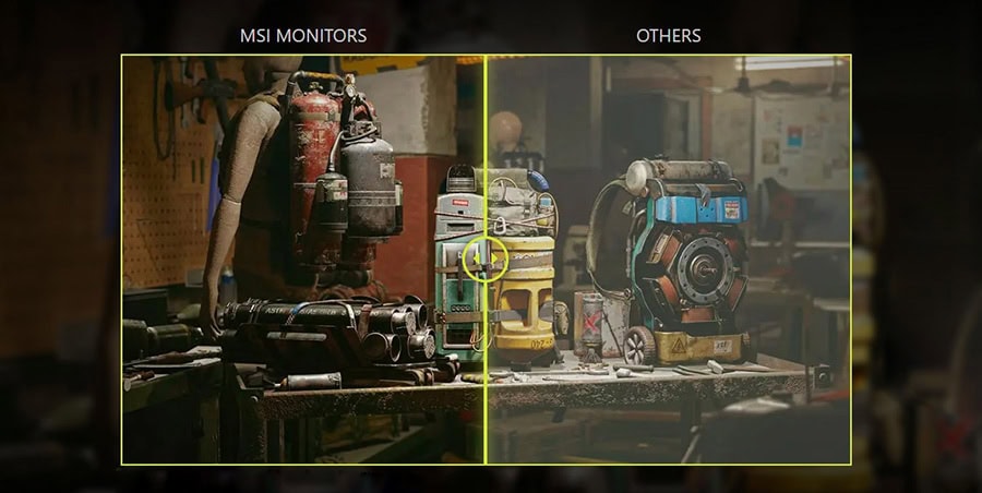 MSI MAG 271QPX QD-OLED E2 Gaming Monitör h14