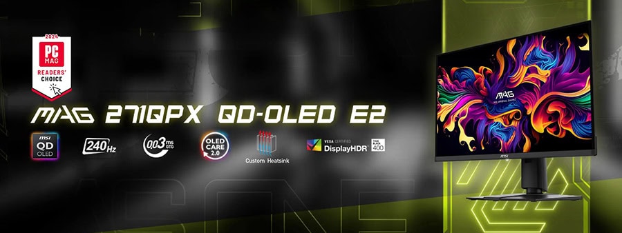 MSI MAG 271QPX QD-OLED E2 Gaming Monitör h2