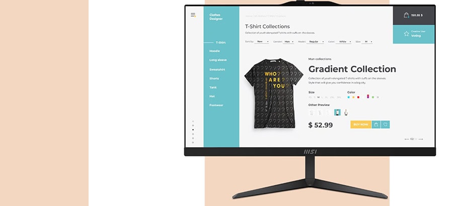 MSI Modern AM242 12M-838XTR All In One Bilgisayar h21