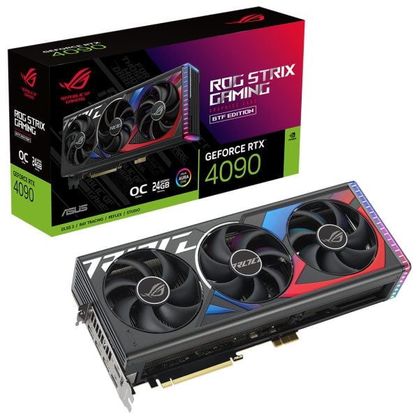 Asus Rog Strix Rtx 4090 Oc Btf Gaming 24gb Gddr6x 384 Bit Dlss 3 Ekran Karti 1