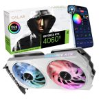 GALAX GeForce RTX 4060 Ti 8GB EX White 1-Click OC GDDR6 128 Bit DLSS 3 Ekran Kartı (46ISL8MD8BWE) – 2 Yıl Birebir Değişim Garantili