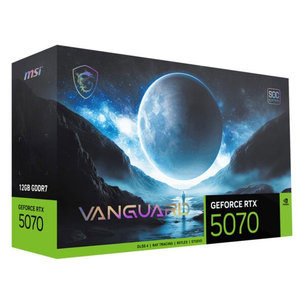 Msi Geforce Rtx 5070 12g Vanguard Soc 12gb Gddr7 192 Bit Dlss 4 Ekran Karti 12