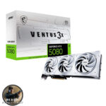 MSI GeForce RTX 5080 16G VENTUS 3X OC WHITE 16GB GDDR7 256 Bit DLSS 4 Ekran Kartı - 007 First Light Hediyeli