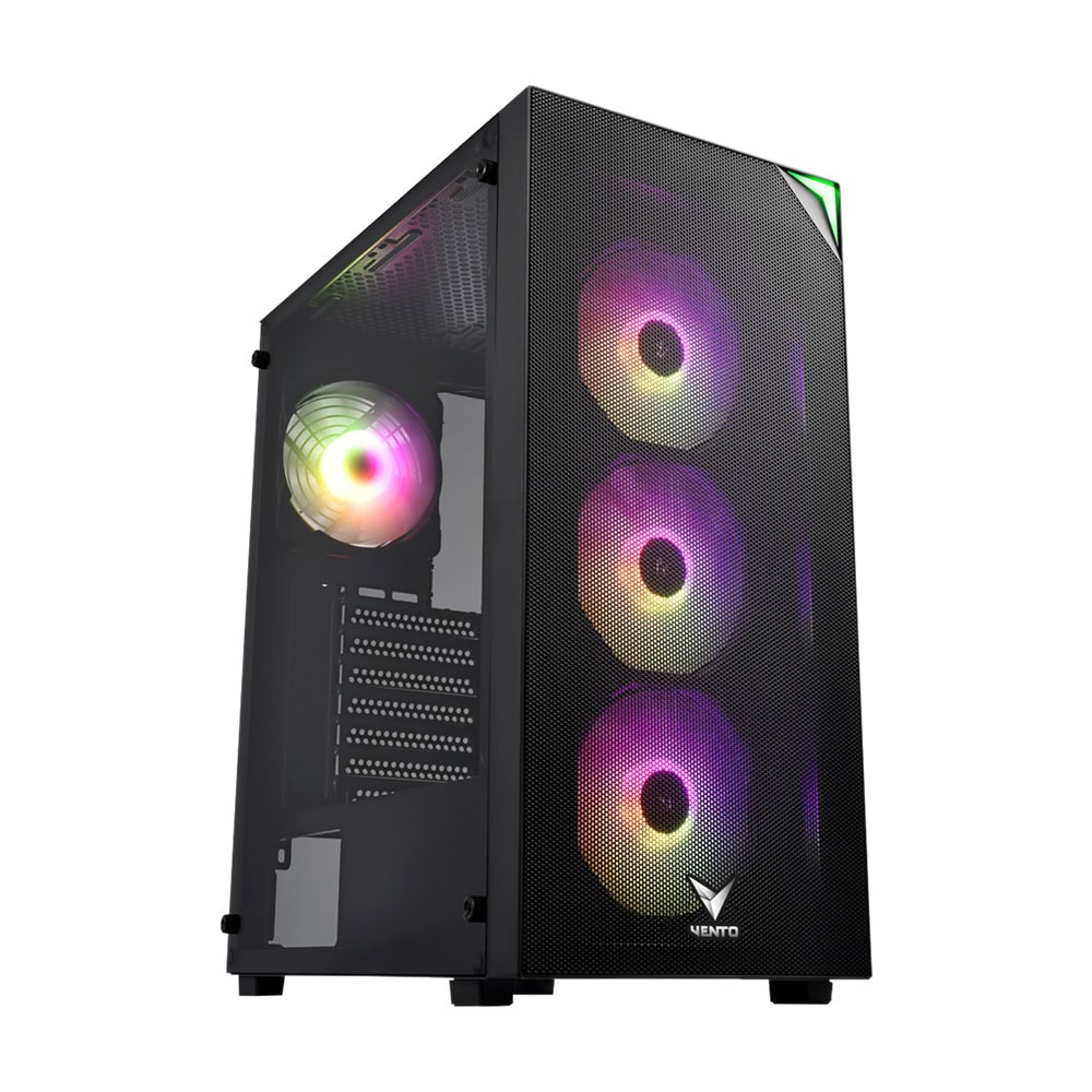 Vento Vg4200s Rgb Temperli Cam Usb 3 0 Mesh Siyah E Atx Fsp Hydro K Pro Gen5 850w 80 Bronze Gaming Kasa 1