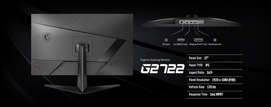 MSI G2722 Monitör h12
