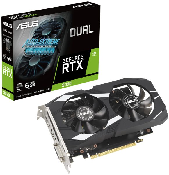 ASUS DUAL GeForce RTX 3050 6GB GDDR6 96 Bit Ekran Kartı h3