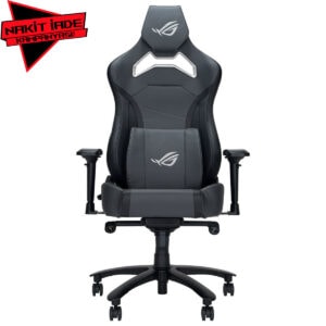 ASUS ROG Chariot X Core SL301CW gri oyuncu koltuğu, ergonomik tasarımı ve konforlu yapısıyla uzun oyun seansları için ideal. Yüksek kaliteli malzemeleri ve ayarlanabilir özellikleriyle performansı art.
