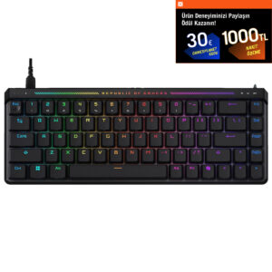 Asus Rog Falchion Ace Hfx Rog Hfx Manyetik Switch 8k Hz Rgb Türkçe Gaming Klavye 1