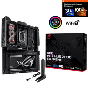 Asus Rog Maximus Z890 Extreme 8800mhz (oc) Ddr5 Soket Lga1851 M.2 Hdmi E Atx Anakart 1