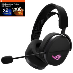 Asus Rog Pelta Aura Sync Rgb Ps5 Uyumlu Siyah Kablosuz Gaming Kulaklık 1