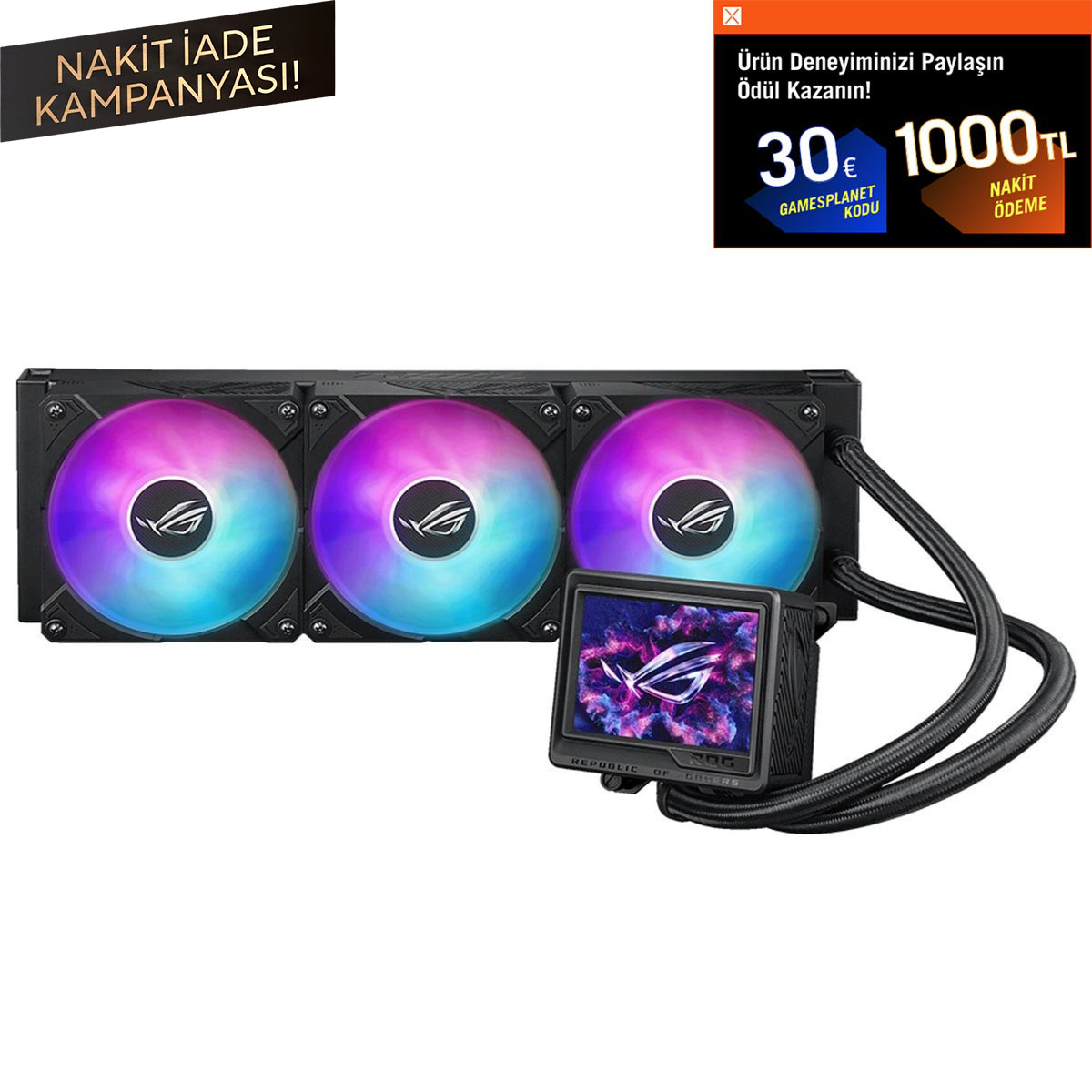 Asus Rog Ryujin Iii 360 Argb Extreme 360mm Intel Amd Uyumlu İşlemci Sıvı Soğutucu 1