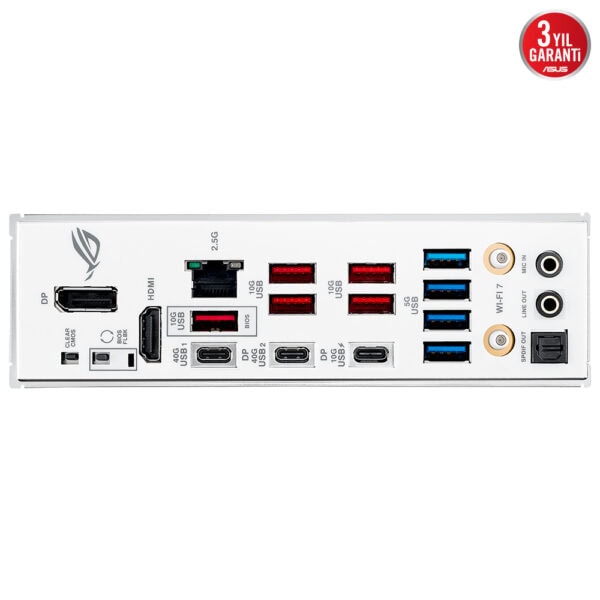 Yüksek performanslı gaming anakart, WiFi 8000MHz, DDR5, AM5 soket, M.2 ve HDMI çıkışlarıyla üstün oyun deneyimi sağlar.