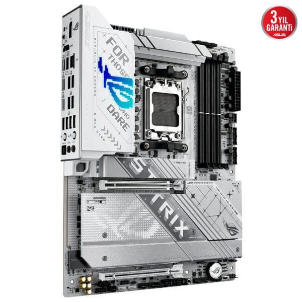 ASUS ROG Strix X870-A Gaming WiFi DDR5 Anakart, AM5 soketli, M.2 ve HDMI çıkışlı, yüksek performanslı ve overclock özellikli anakart. Gaming ve yüksek hızda veri transferi için ideal.