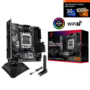 Asus Rog Strix X870 I Gaming Wifi 8600mhz(oc) Ddr5 Soket Am5 M.2 Hdmi Mini Itx Anakart 1