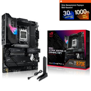 Asus Rog Strix X870e E Gaming Wifi 8400mhz(oc) Ddr5 Soket Am5 M.2 Hdmi Atx Anakart 1