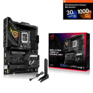 Asus Rog Strix Z890 H Gaming Wifi 9066mhz (oc) Ddr5 Soket Lga1851 M.2 Hdmi Dp Atx Anakart 1