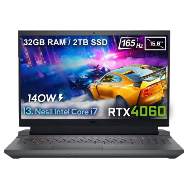 Dell Gaming G15 5530 G155530014uv5 Intel Core I7 13650hx 32gb Ddr5 2tb Ssd Rtx4060 8gb 140w 15 6 Inc Full Hd Ubuntu Gaming Laptop 1