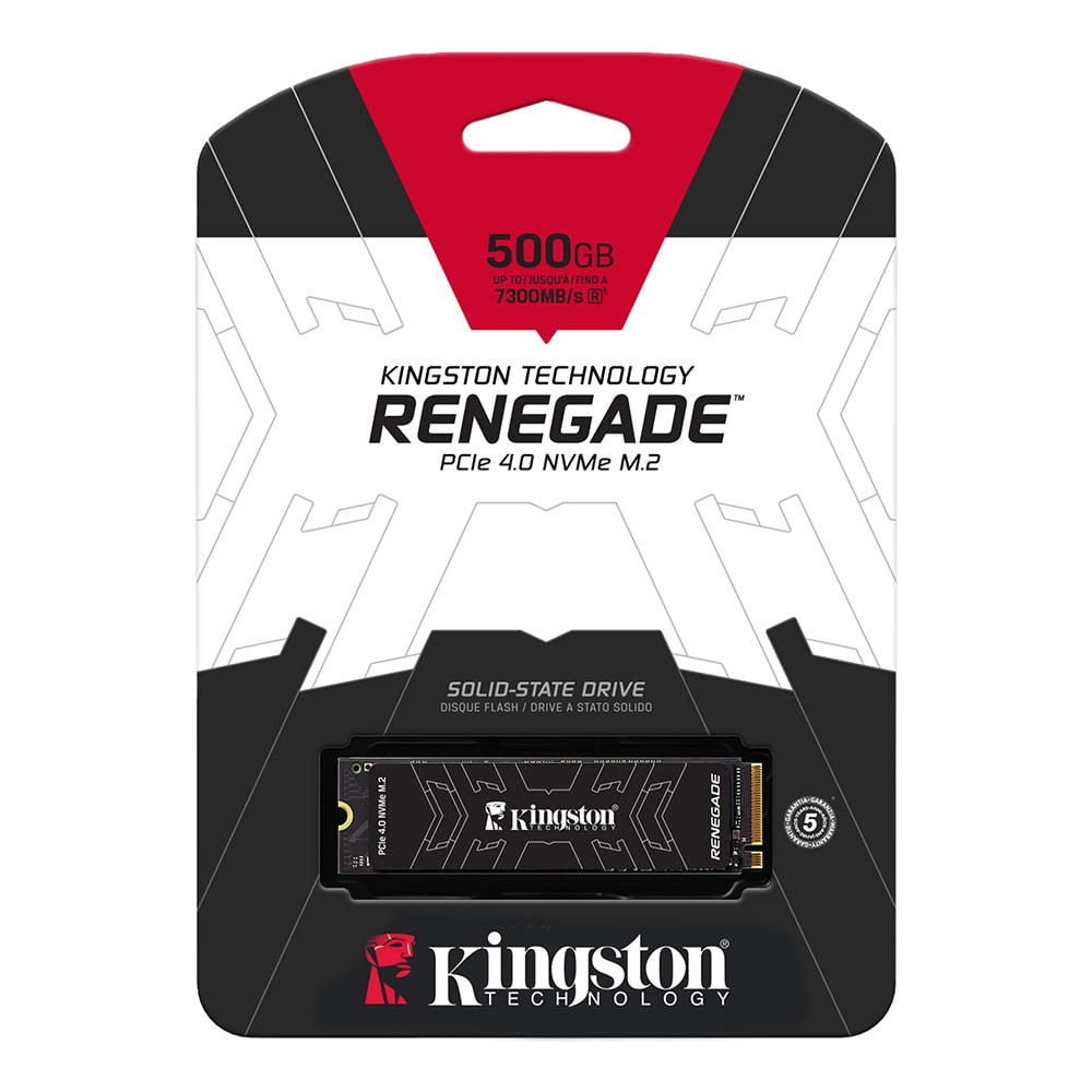 Kingston Renegade 500GB NVMe PCIe Gen4 x4 Okuma 7300MB – Yazma