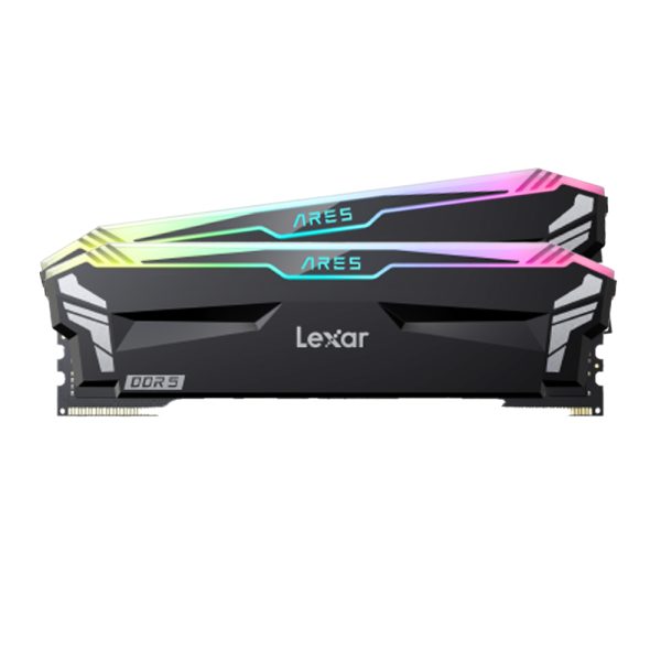 Lexar Ares Rgb 32gb 2x16gb 6400mhz Cl32 Intel Xmp 3 0 Amd Expo Ddr5 Heatsink Siyah Ram Ld5eu016g R6400gdla 1
