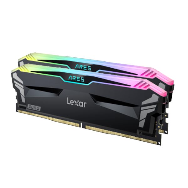 Lexar Ares Rgb 32gb 2x16gb 6400mhz Cl32 Intel Xmp 3 0 Amd Expo Ddr5 Heatsink Siyah Ram Ld5eu016g R6400gdla 2