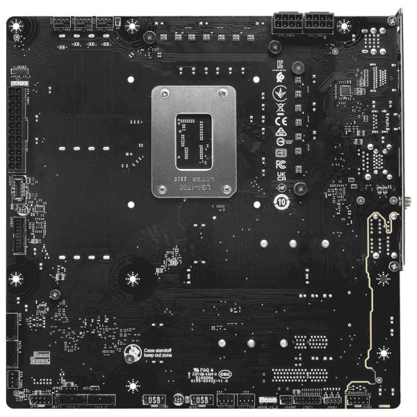 Msi B760m Project Zero 7800mhz Oc Ddr5 Soket Lga1700 M 2 Hdmi Dp Matx Anakart 6