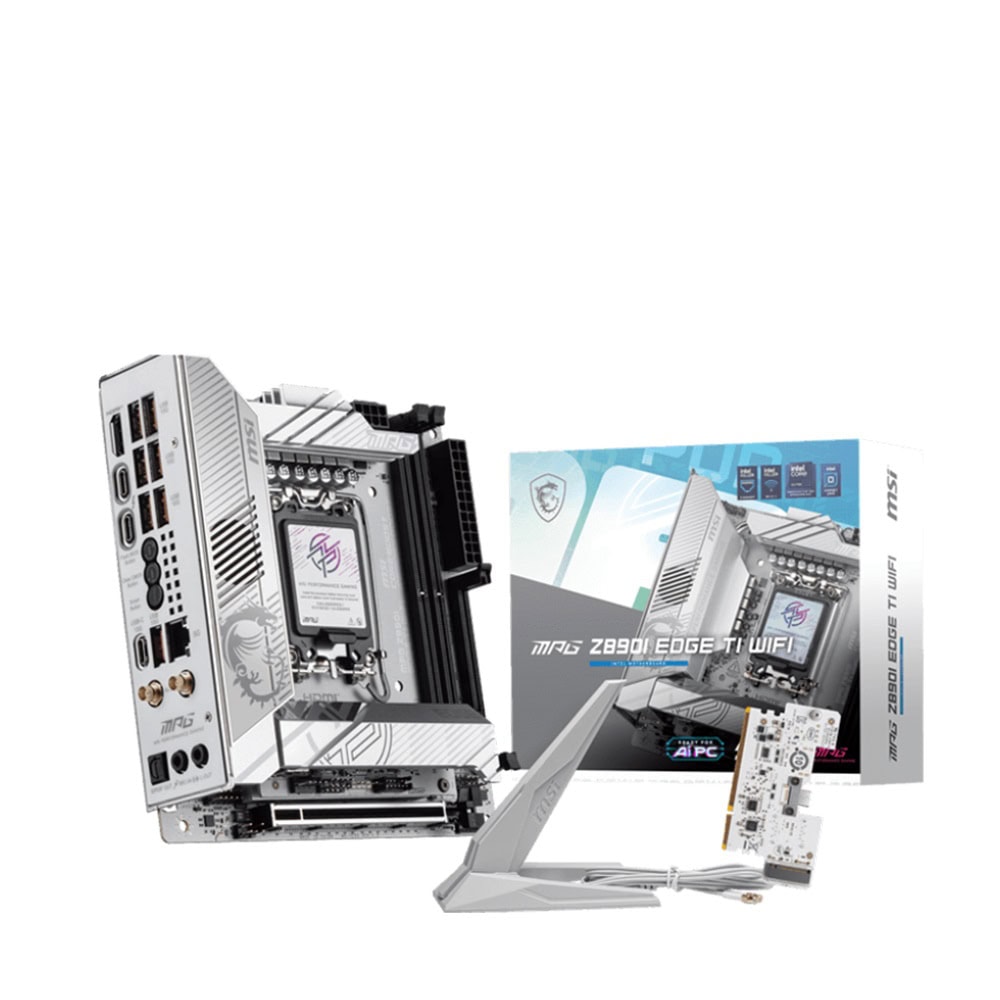 MSI MPG Z890I EDGE TI WIFI Z890 Soket 1851 DDR5 8600MHz (OC) M.2 Anakart