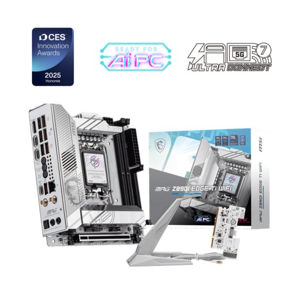 Msi Mpg Z890i Edge Ti Wifi 8600mhz Oc Ddr5 Soket Am5 M 2 Hdmi Dp Thunderbolt Mini Itx Anakart 6