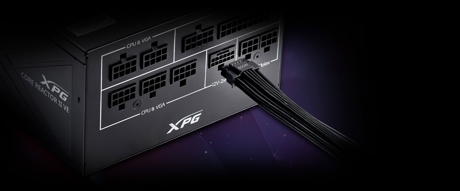 Xpg Core Reactor Ii Ve 850w 80+ Gold Full Modüler 120mm Fanlı Güç Kaynağı (corereactoriive850g Bkceu) H3