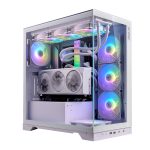 XPG Invader X ARGB Temperli Cam USB 3.2 Mid Tower Beyaz Gaming Kasa (INVADERXMTWOF-WHCWW)