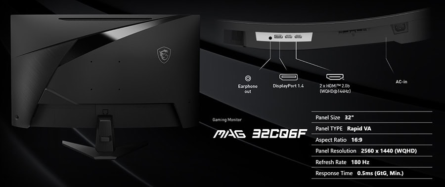 MSI MAG 32CQ6F Monitör h15