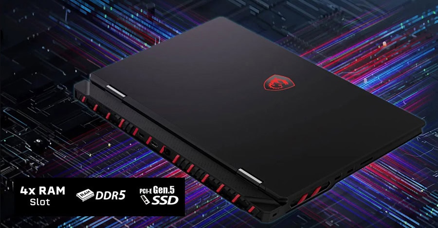 MSI RAIDER 18 HX A14VIG-468TR Laptop h20