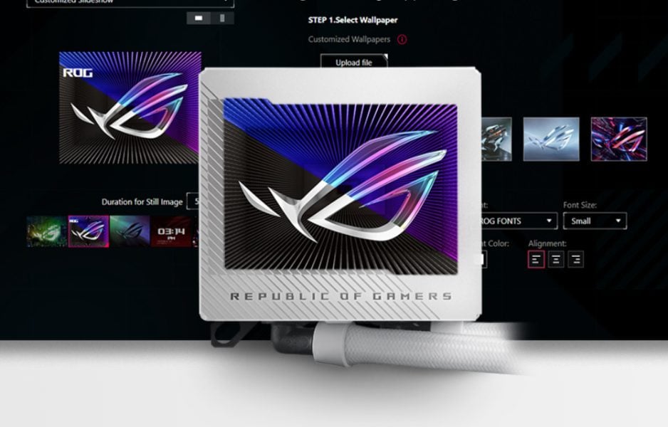 ASUS ROG Ryujin III 360 ARGB Beyaz Sıvı Soğutucu yh5