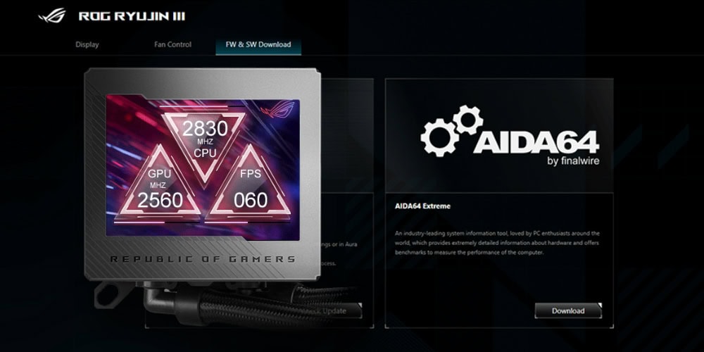 ASUS ROG Ryujin III 360 ARGB Beyaz Sıvı Soğutucu yh10