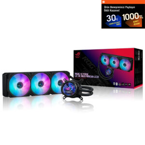 Asus Rog Strix Lc Iii 360 Argb Lcd 360mm Intel Amd Uyumlu İşlemci Sıvı Soğutucu 1