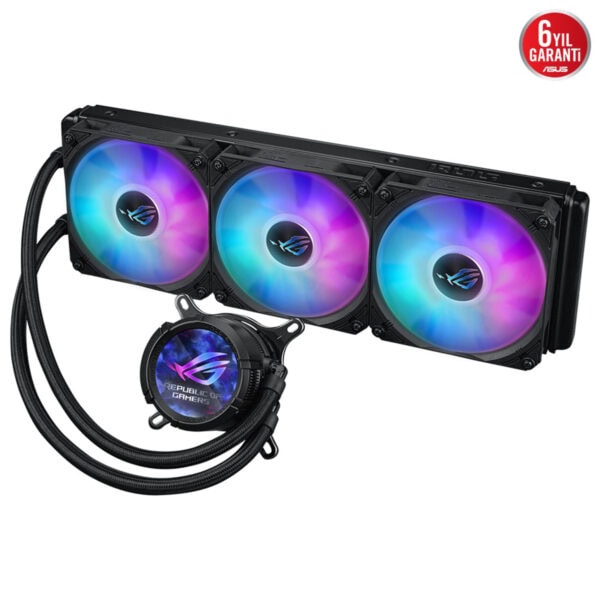Asus Rog Strix Lc Iii 360 Argb Lcd 360mm Intel Amd Uyumlu İşlemci Sıvı Soğutucu 4