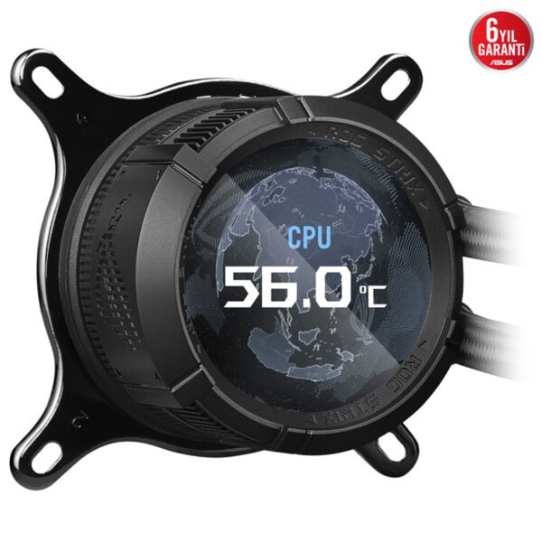Asus Rog Strix Lc Iii 360 Argb Lcd 360mm Intel Amd Uyumlu İşlemci Sıvı Soğutucu 6