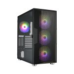 FSP CUT592 ARGB Temperli Cam USB 3.0 E-ATX Siyah Gaming Kasa