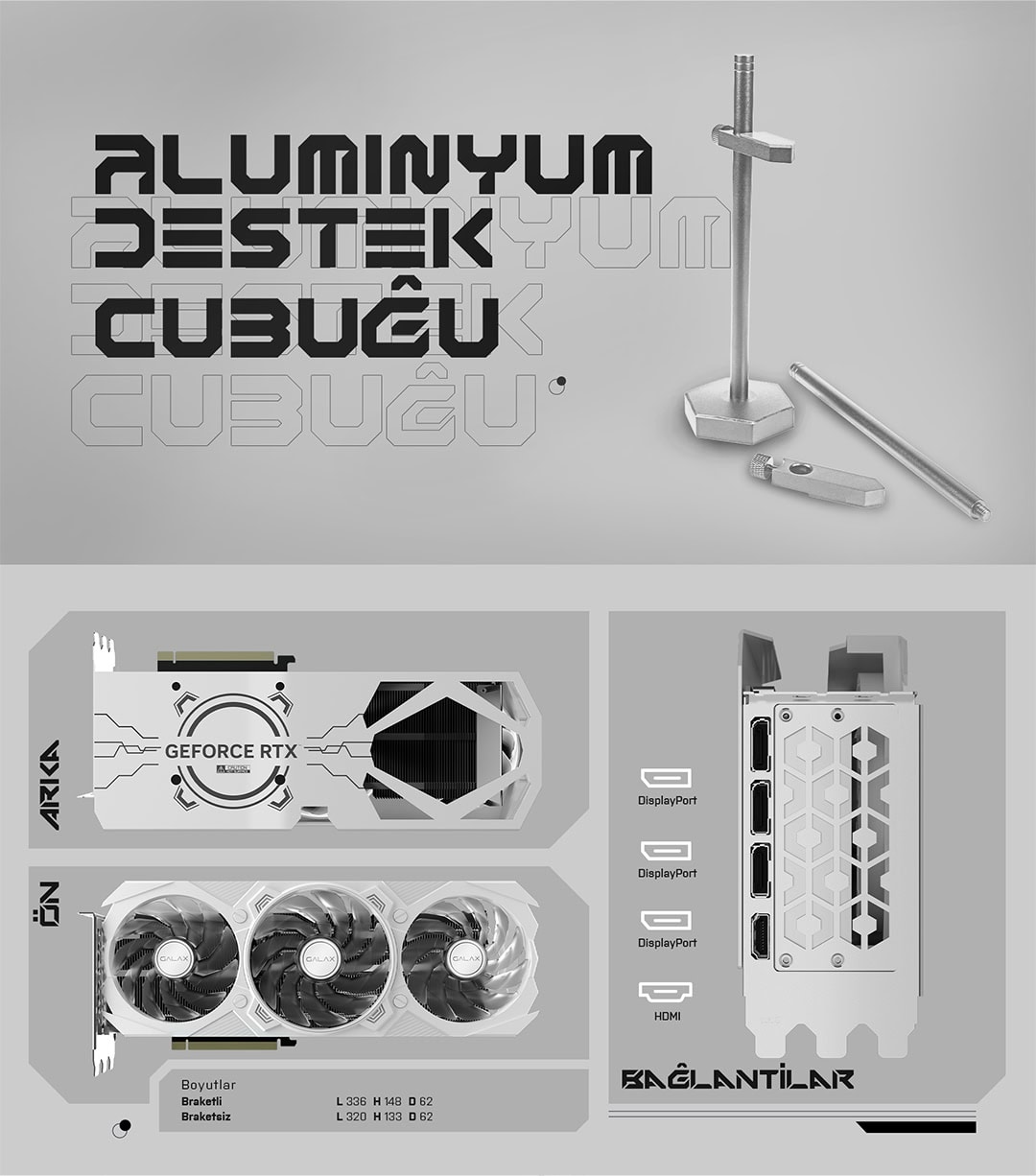 Galax Geforce Rtx 4070 Ti Super Ex Gamer White V2 16gb Ekran Kartı (47uzm6md7kwe) Hh8