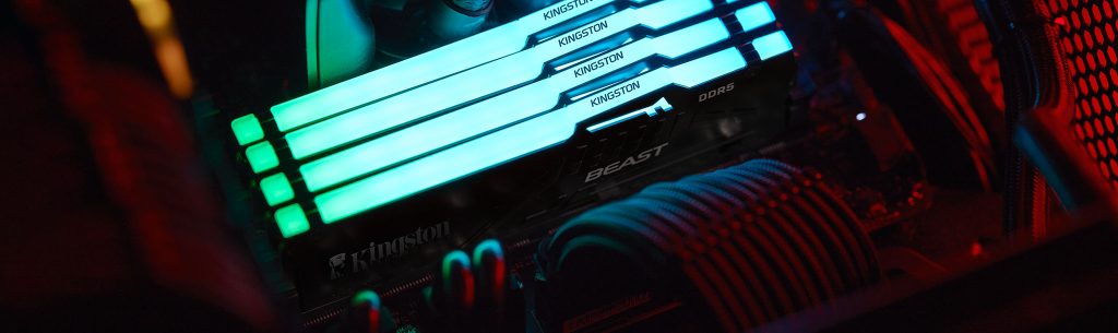 Kingston Beast Rgb 16gb 6000mhz Cl36 Amd Expo Intel Xmp Ddr5 Ram Kf560c36bbe2a 16tr H2