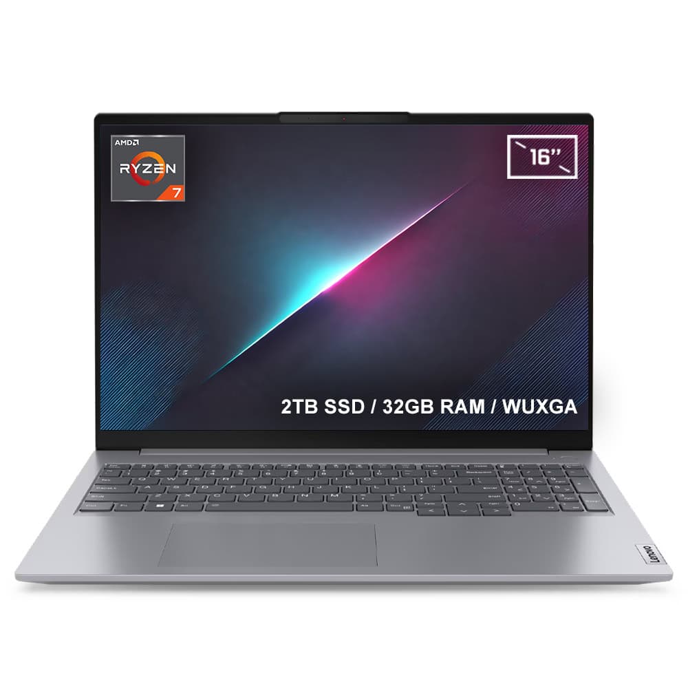 Lenovo Thinkbook 16 G6 Abp 21kk000wtrv8 Amd Ryzen 7 7730u 32gb Ddr4 2tb Ssd 16 Inc Wuxga Freedos Laptop Yy1