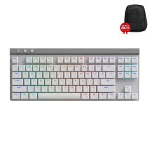 Logitech G515 Lightspeed Tkl Tactile Switch İngilizce Rgb Kablosuz Beyaz Gaming Klavye (920 012539) – Çanta Hediyeli 1