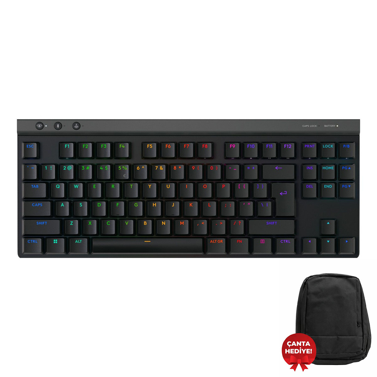 Logitech G515 Lightspeed TKL Tactile Switch İngilizce RGB Kablosuz