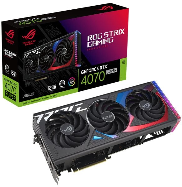 ROG Strix GeForce RTX™ 4070 SUPER 12GB GDDR6X ROG Strix GeForce RTX™ 4070 SUPER 12GB GDDR6X