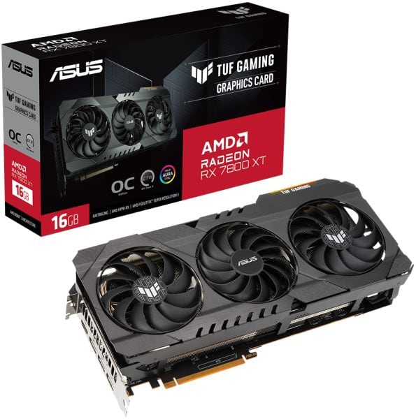 ASUS TUF Gaming Radeon™ RX 7800 XT OG OC Edition 16GB GDDR6