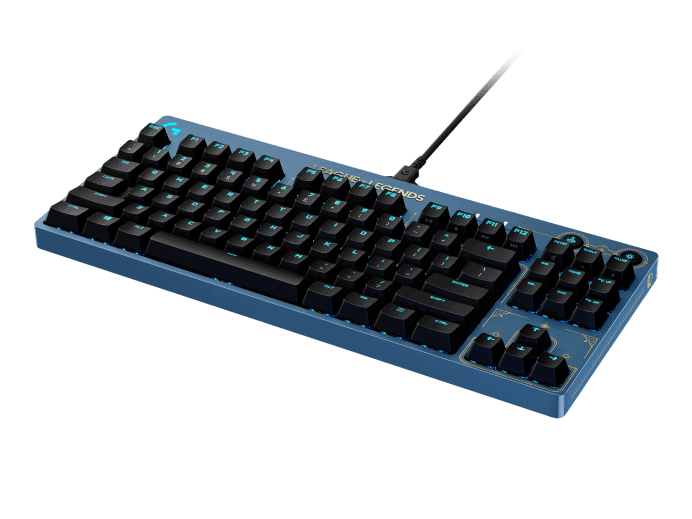 Logitech G Pro League Of Legends Edition Hextech Tactile Switch RGB Kablolu İngilizce Oyuncu Klavyesi (920-010537) a4