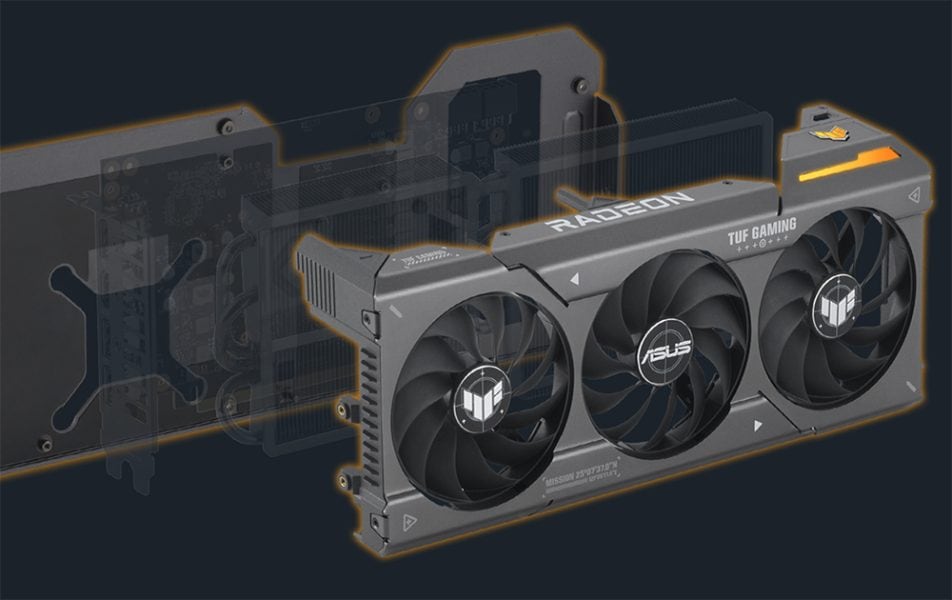 ASUS TUF Gaming Radeon™ RX 7600 XT OC Edition 16GB GDDR6