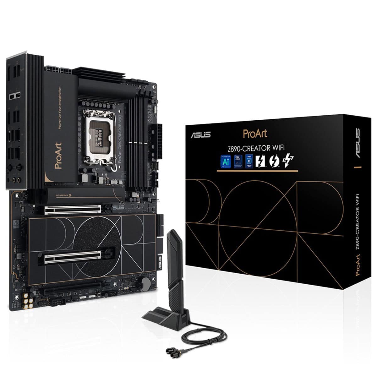 ASUS ProArt Z890-Creator WiFi 8600MHz (OC) DDR5 Soket LGA1851 M.2