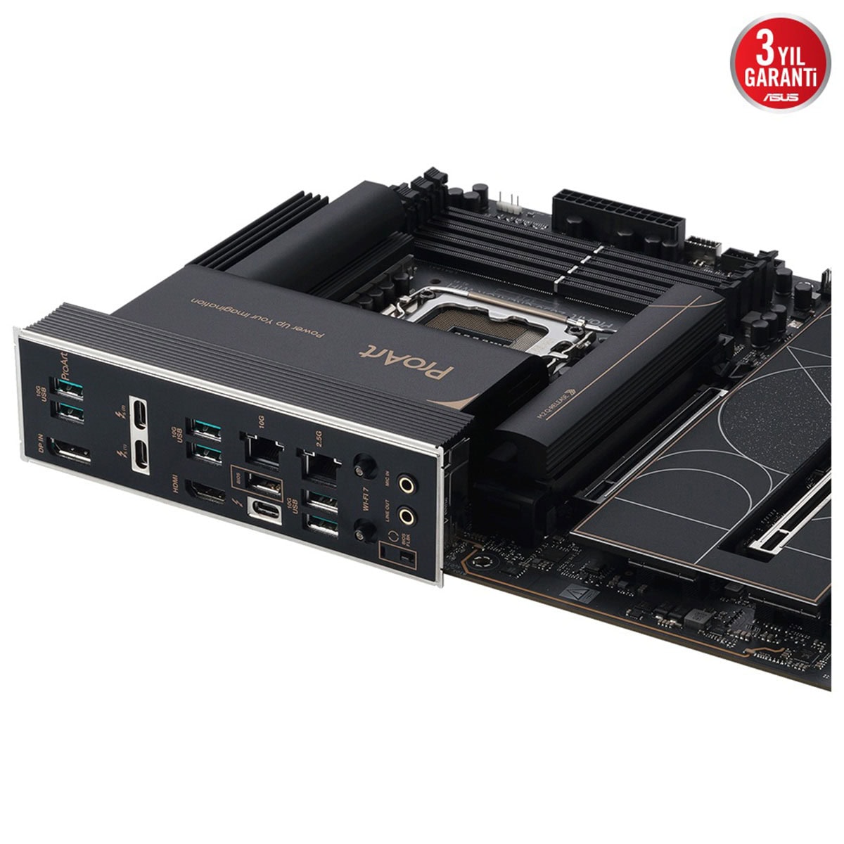 ASUS ProArt Z890-Creator WiFi 8600MHz (OC) DDR5 Soket LGA1851 M.2