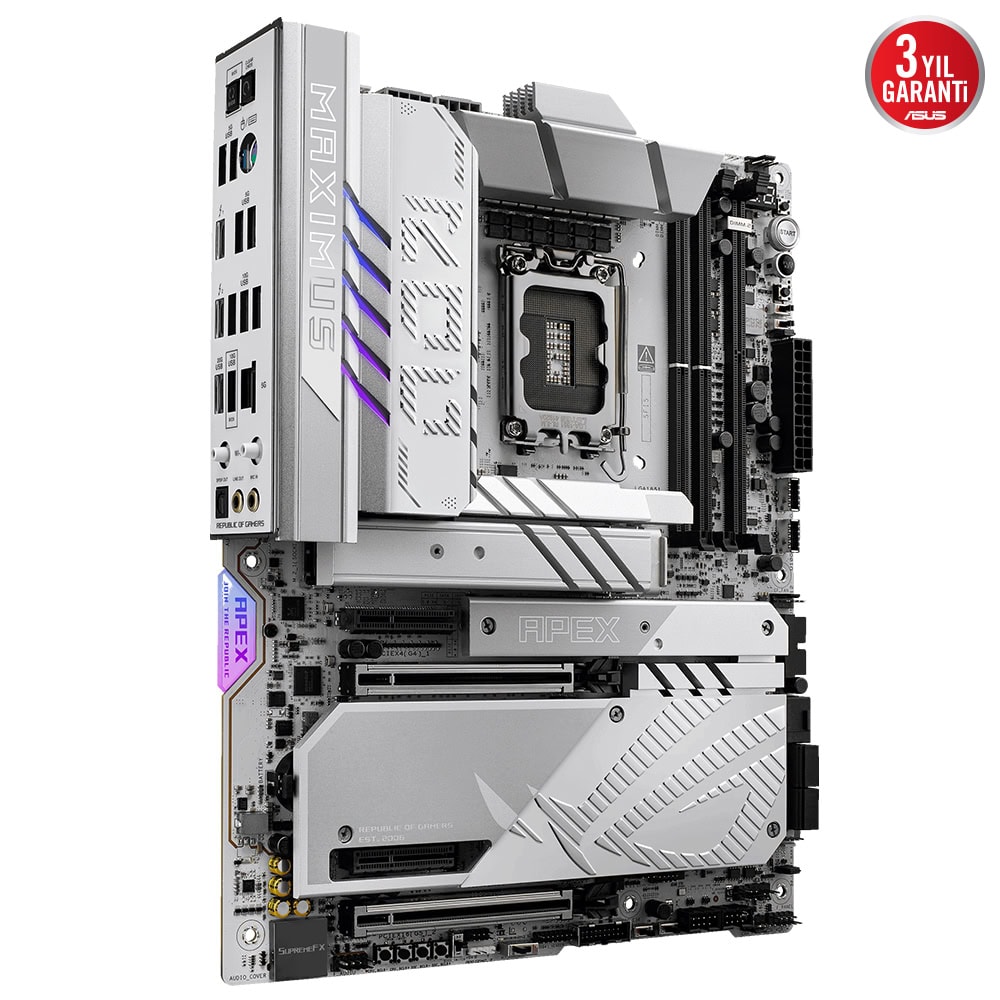 ASUS ROG Maximus Z890 Apex 9000MHz (OC) DDR5 Soket LGA1851 M.2 ATX