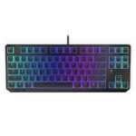 Endorfy Thock TKL Pudding Kailh Red Switch ARGB İngilizce Mekanik Kablolu Siyah Gaming Klavye (EY5A006)